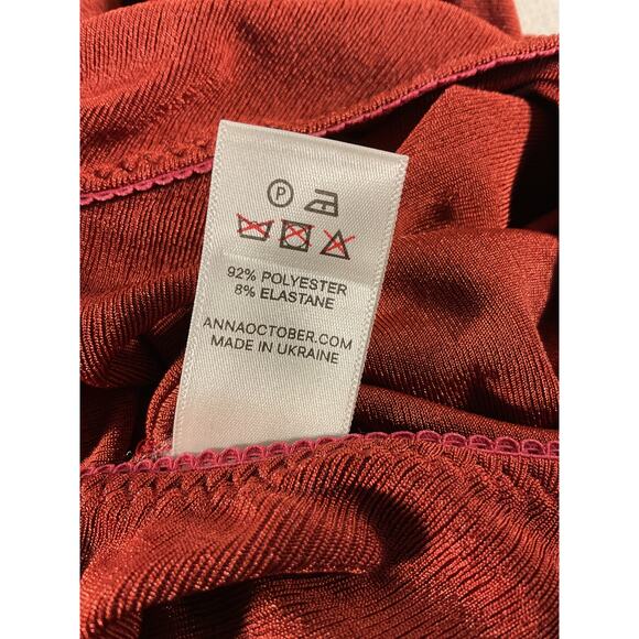 Anna October 'Novel' Red Top Size M - Picture 5 of 5